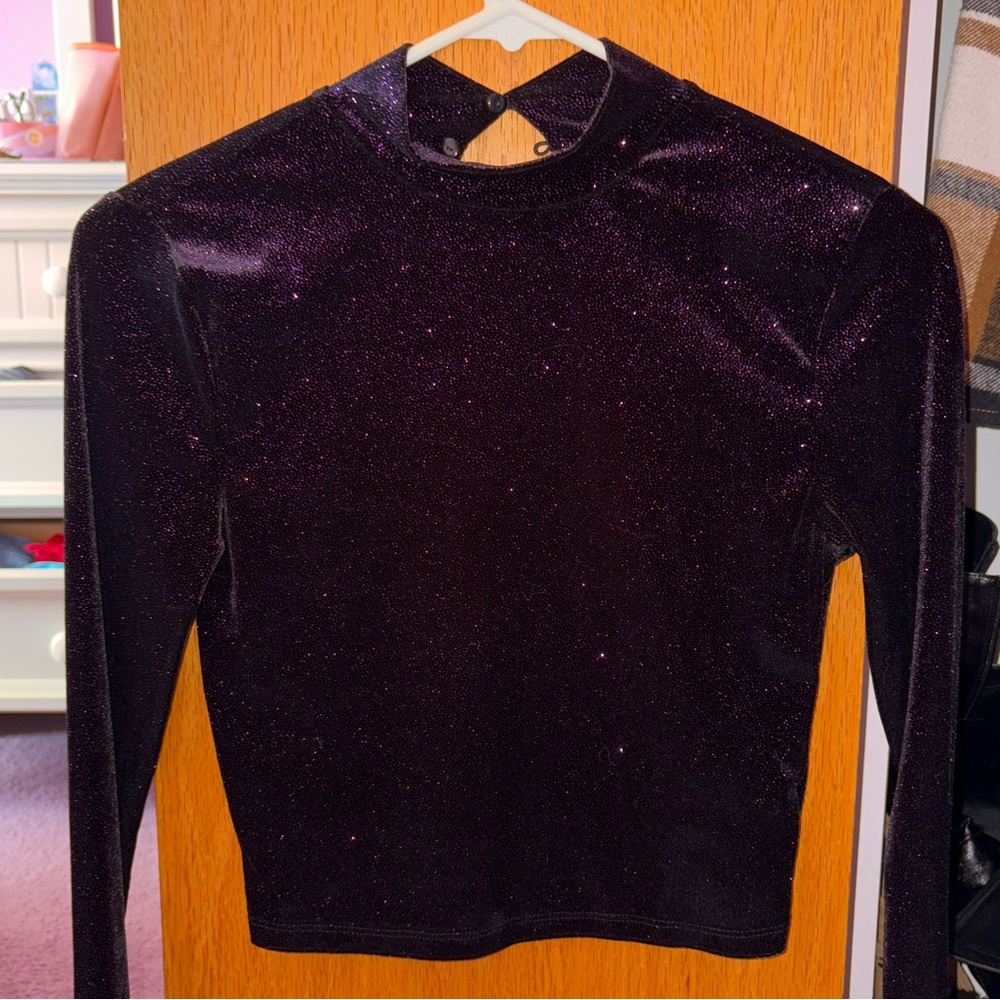 SPARKLY PURPLE H&M shirt